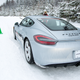 Waiting to start the slalom course. Photo credit: Porsche